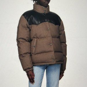 Rag n’ Bone plaid check down puffer jacket. NWOT Size S